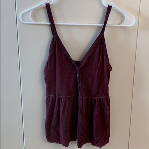 Button up soft and sexy tank